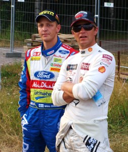 Mikko Hirvonen & Petter Solberg / By D.Darrall