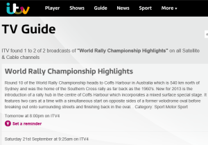 itv wrc